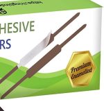 OLYMPX 100 Pcs of 1” Capacity Premium Self Adhesive Prong Paper Fastener Bases, 2.75 Inch Center for Paper File Clip Folder Accessories, 100 per Box - Image 7